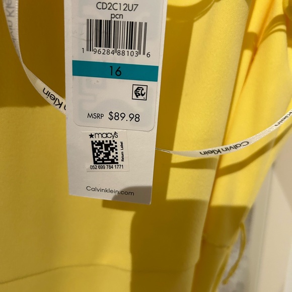 Calvin Klein yellow dress - Picture 3 of 6
